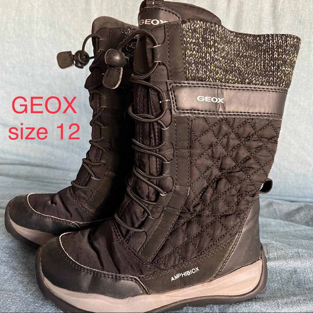 Geox Respira Amphibiox Waterproof Winter Snow Boots Size 12